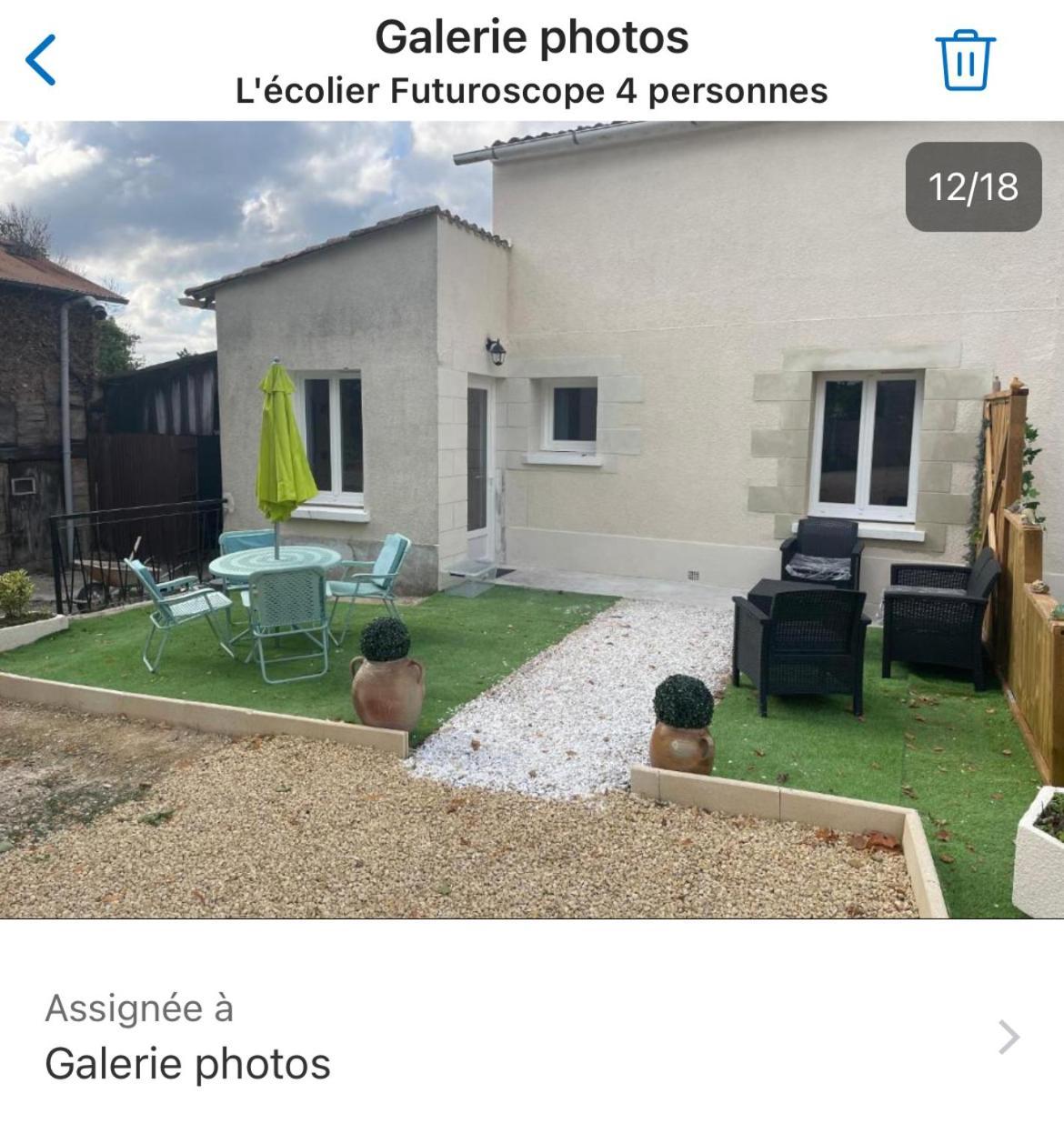 L'Ecolier Futuroscope 4 Personnes Lejlighed Beaumont  Eksteriør billede
